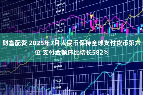 财富配资 2025年7月人民币保持全球支付货币第六位 支付金额环比增长582%
